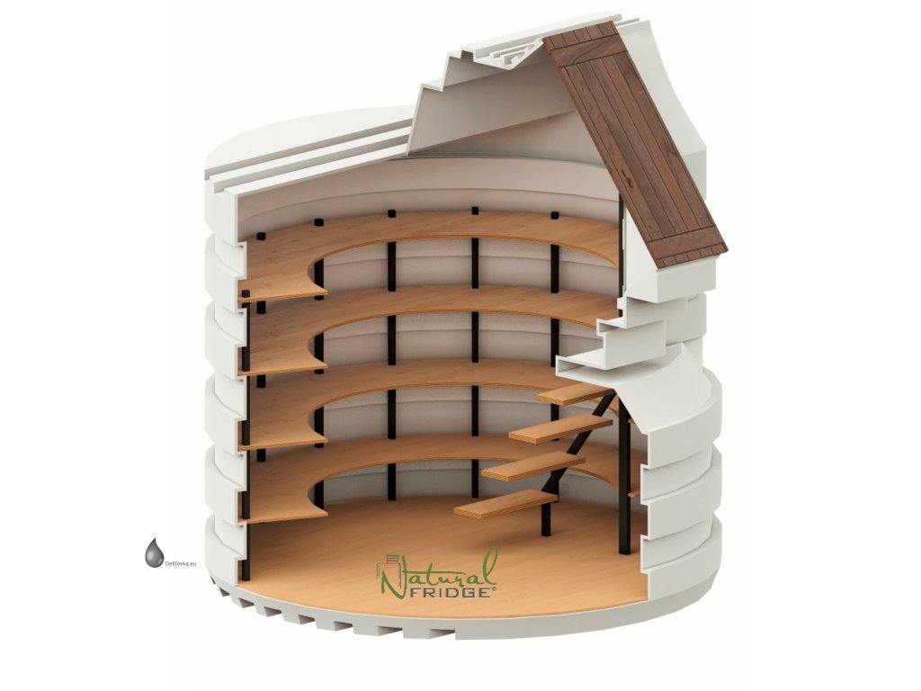 Plastový sklep Natural FRIDGE NF 250